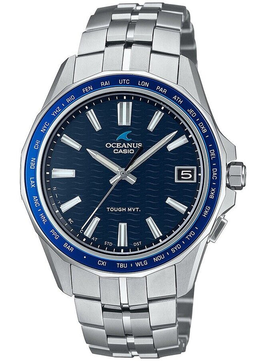 CASIO OCEANUS Manta OCWS4002AJF Titanium Bluetooth Solar Mens Watch New Japan