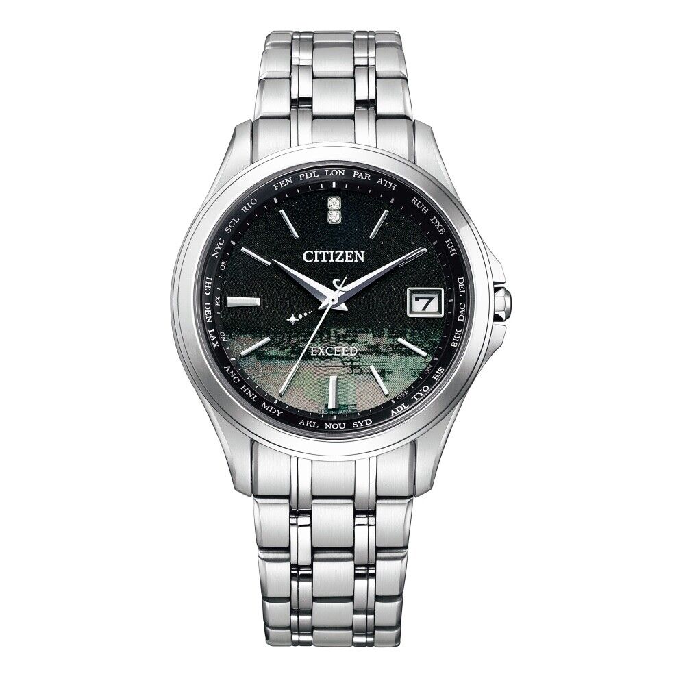 CITIZEN EXCEED CB1080-52F Titanium Limited Eco-Drive Solar Mens Watch New Japan