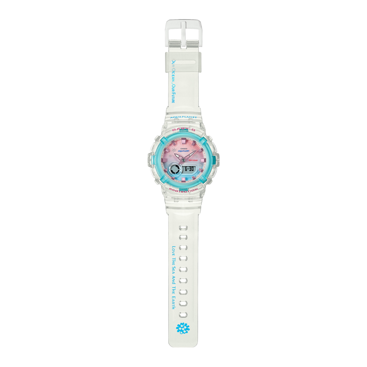 CASIO BABY-G AQUA PLANET BGA-280AP-7AJR Ana/Digi Quartz Womens Watch New Japan