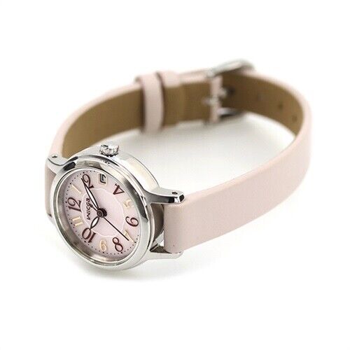 CITIZEN WICCA KH491290 ECOPET Belt Pink Analog Solar Womens Watch New Japan