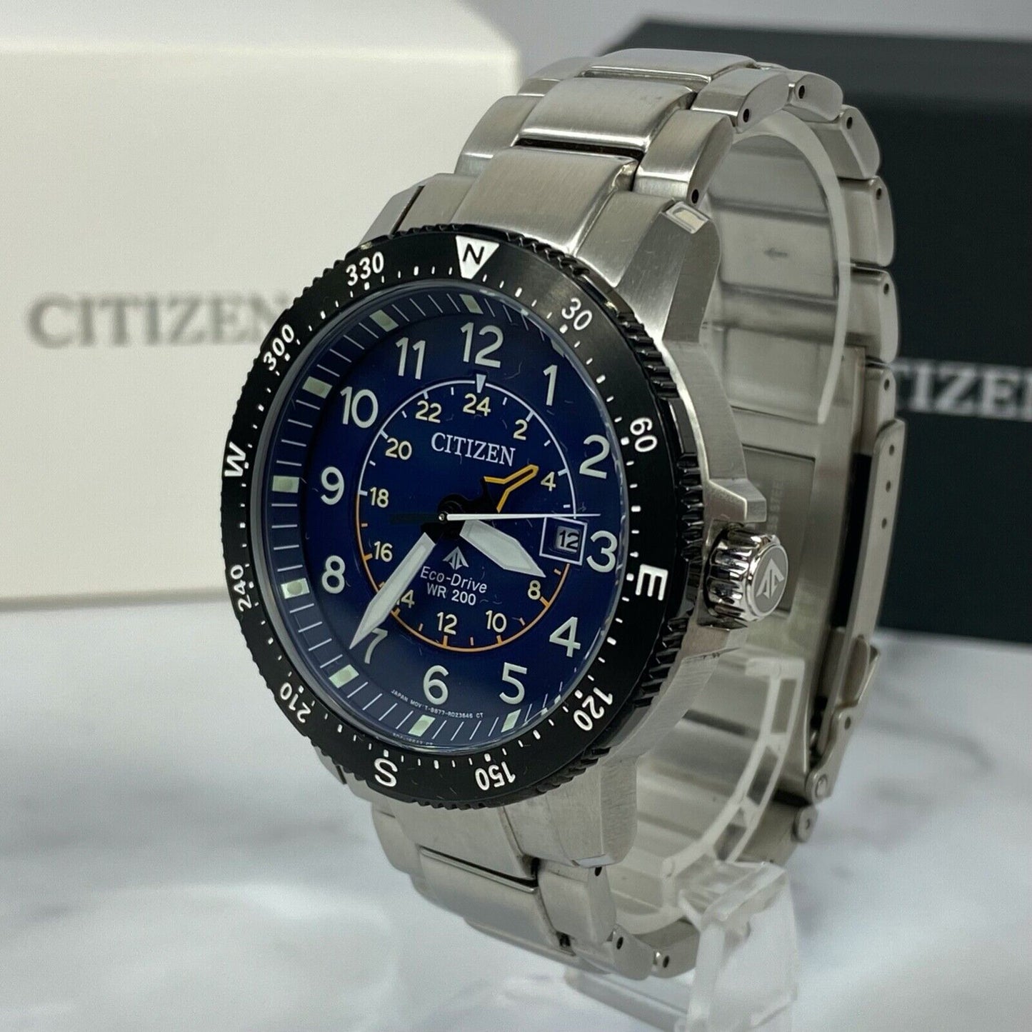 CITIZEN Promaster Land Eco-Drive BJ7094-5 Mens Watch With Box Vintage Excellent