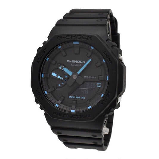 CASIO G-SHOCK GA-2100-1A2 Neon Accent Analog/Digital Quartz Mens Watch New Japan