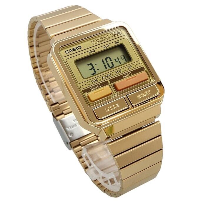 CASIO Standard A120WEG-9AJF Gold Retro Digital Quartz Mens Watch New Japan