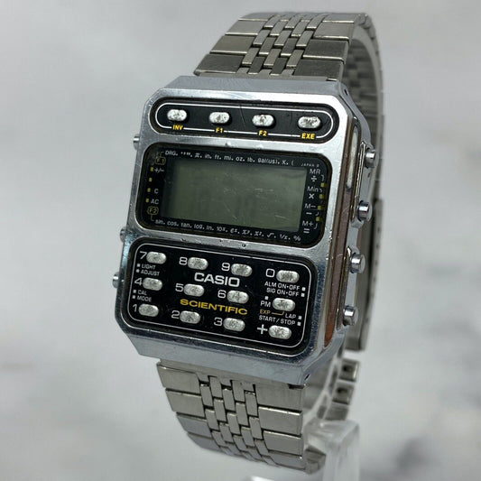 CASIO CFX-200 Digital Scientific Calculator Japan Mens Watch Vintage Excellent