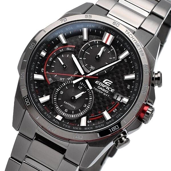 CASIO EDIFICE EQW-A2000DC-1AJF Tachymeter Analog Solar Mens Watch New Japan