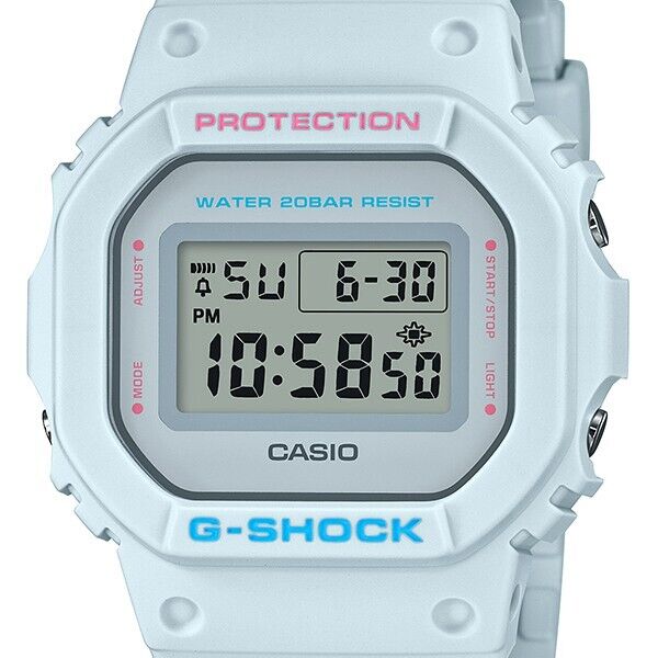 CASIO G-Shock DW-5600SC-8JF Gray Spring Color Quartz Digital Unisex Watch New