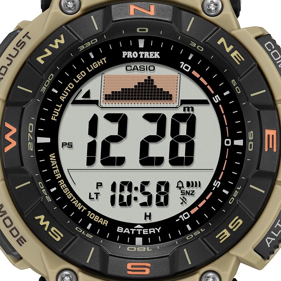 CASIO PRO TREK PRG-340SC-5JF Climber Line Digital  Solar Mens Watch New Japan