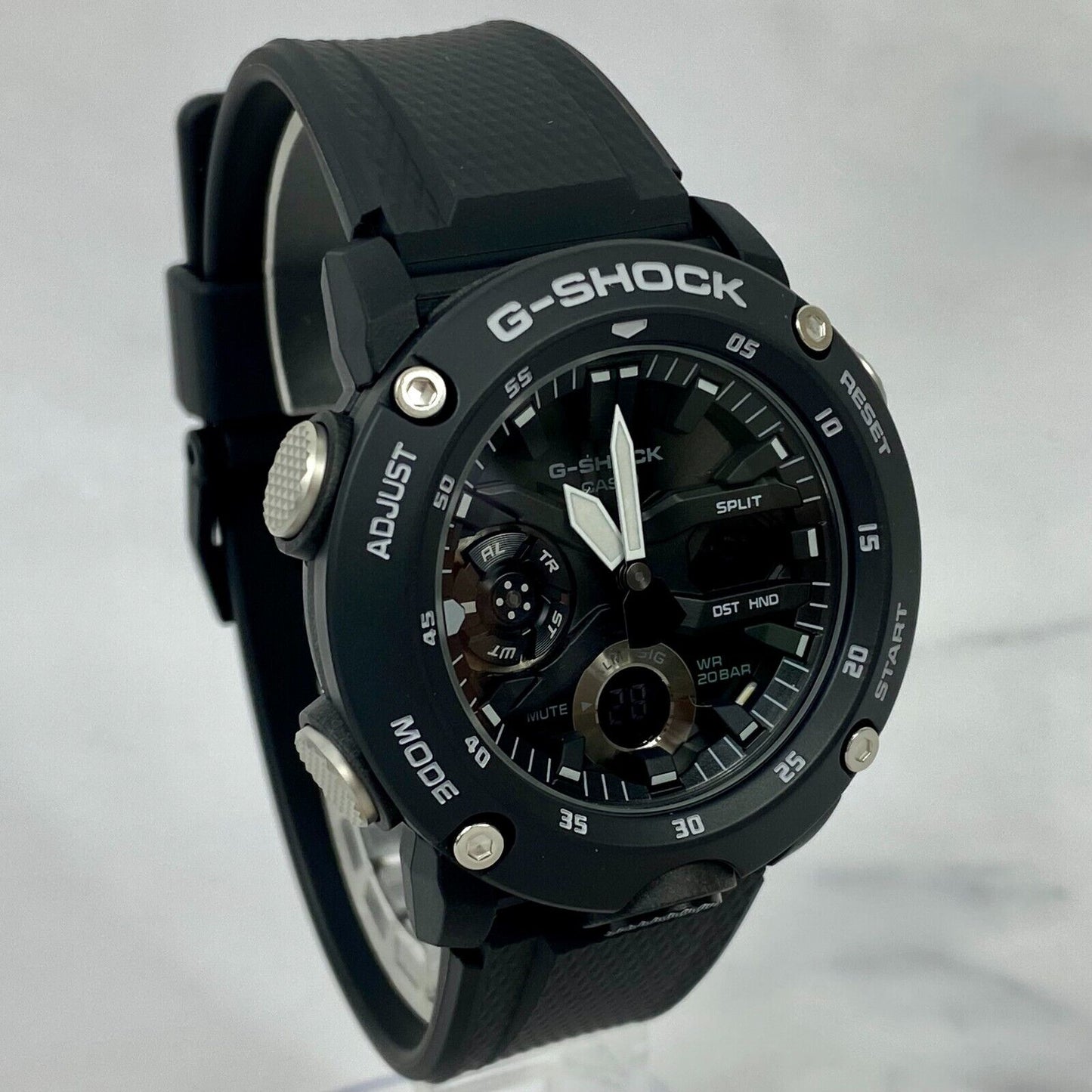 CASIO G-Shock GA-2000S-1AJF GA-2000 200M Carbon Core Guard Black Mens Watch New