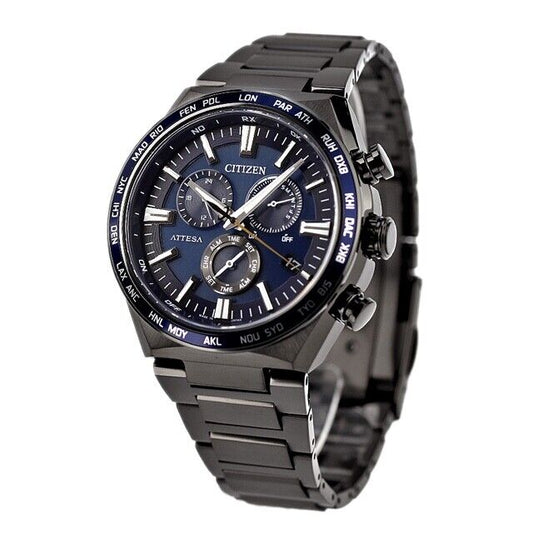 CITIZEN ATTESA ACT Line CB5967-66L Titanium Eco-Drive Solar Mens Watch New Japan