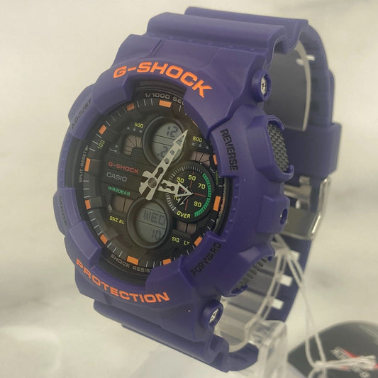 CASIO G-SHOCK GA-140-6A Purple Analog Digital Quartz Mens Watch New Japan