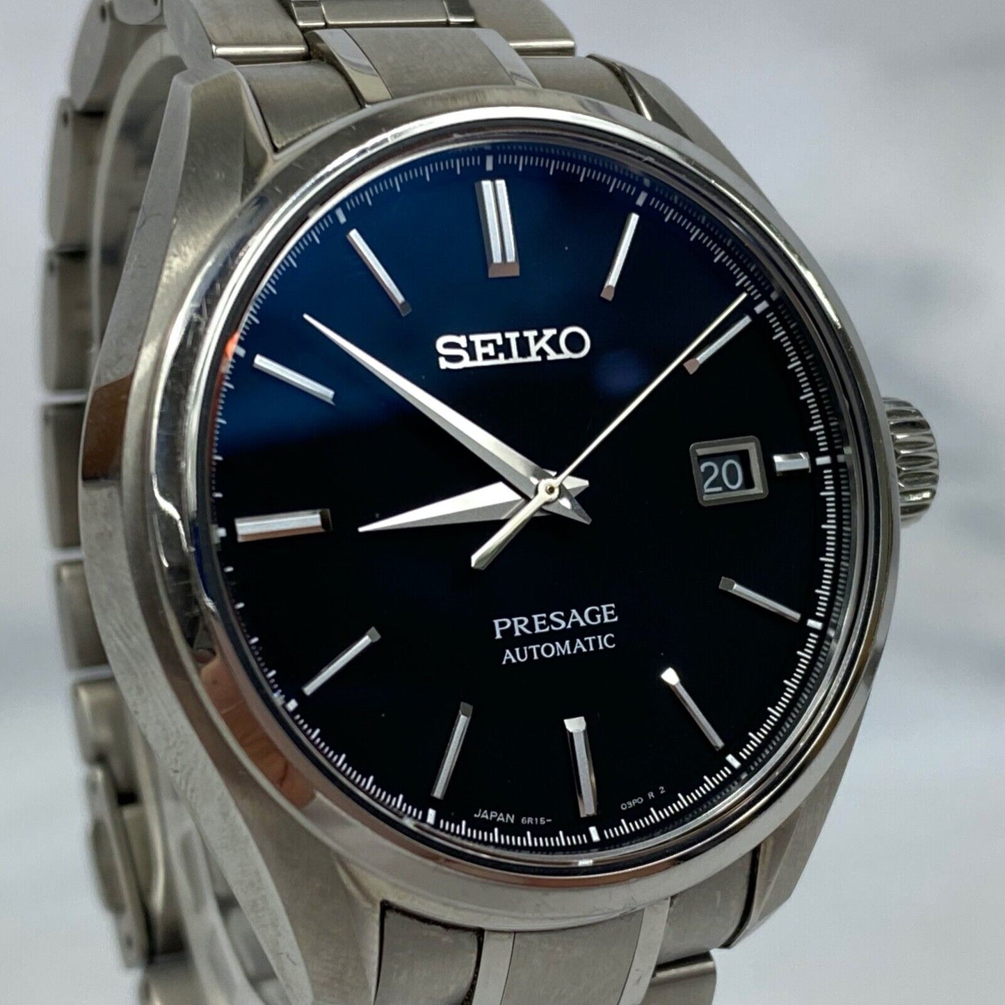 SEIKO PRESAGE 6R15-04A0 SARX057 Automatic 23J Date Mens Watch Vintage Excellent