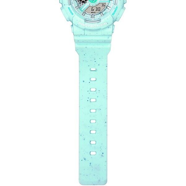 CASIO BABY-G BA-110PI-2AJF Blue Ice Cream Pastel Analog Digital Womens Watch New