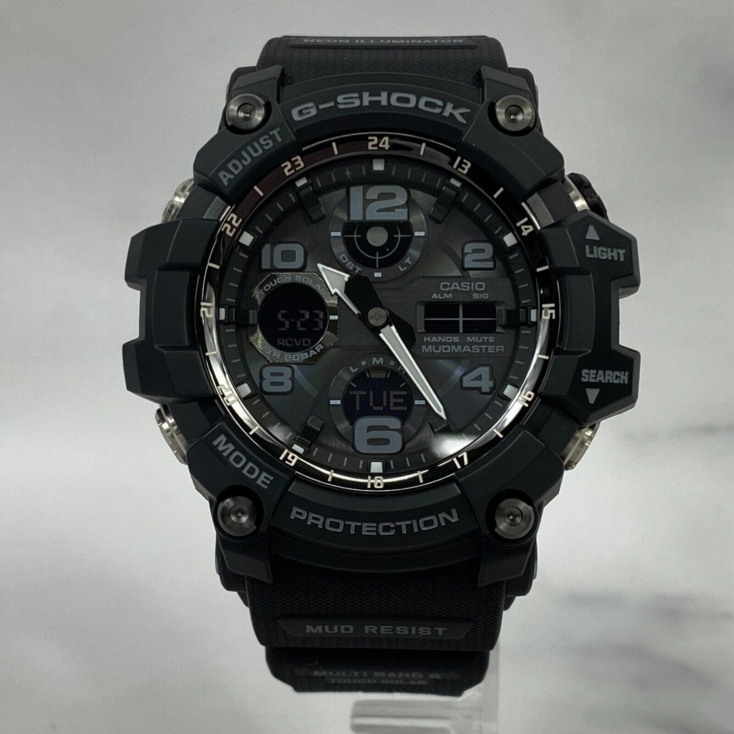 CASIO G-Shock MUDMASTER GWG-100-1AJF Solar Radio Analog Digital Men Watch New