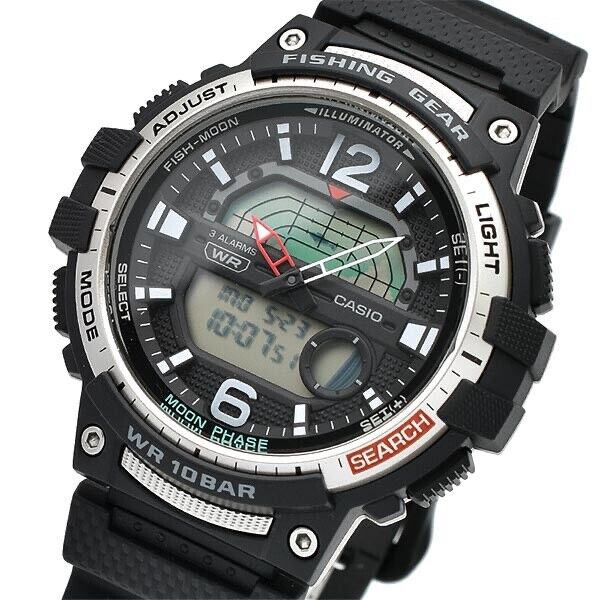 CASIO Sport Gear WSC-1250H-1AJF Analog/Digital Quartz Mens Watch New Japan