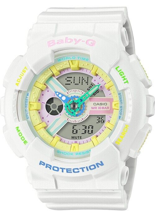 CASIO BABY-G Decora Style BA-110TM-7AJF Multi Color Cute Womens Watch New