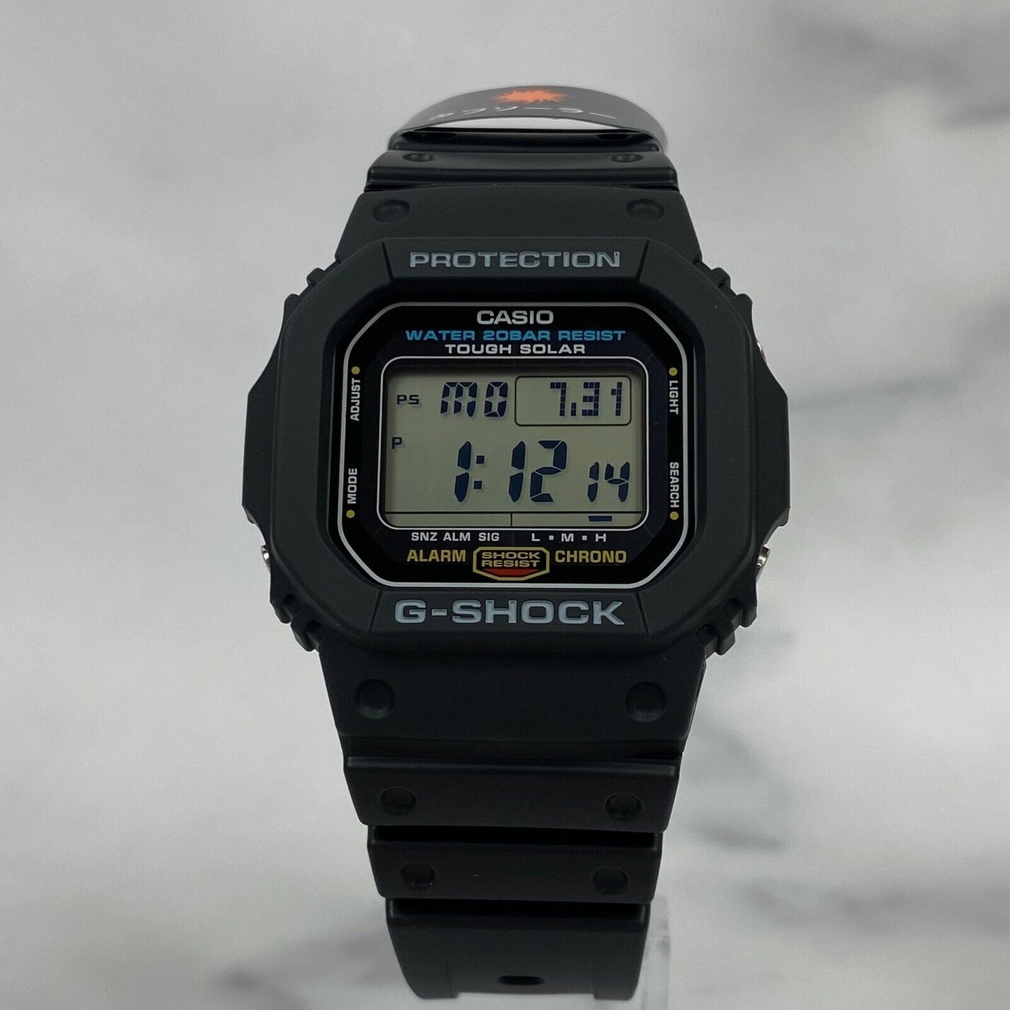 CASIO G-Shock G-5600UE-1JF G-5600 200M Black Solar Digital Mens Watch New