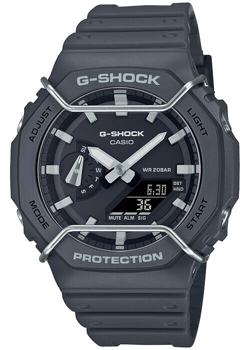 CASIO G-Shock GA-2100PTS-8AJF Full Gray Color Carbon Core Quartz Mens Watch New