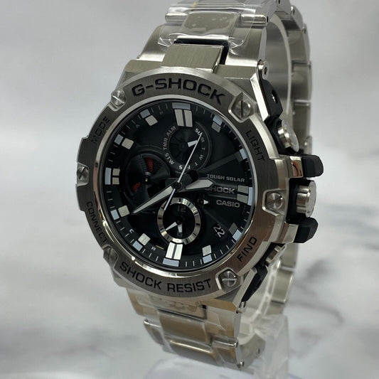 CASIO G-Shock GST-B100D-1AJF G-Steel Smartphone Link Bluetooth Solar Watch New