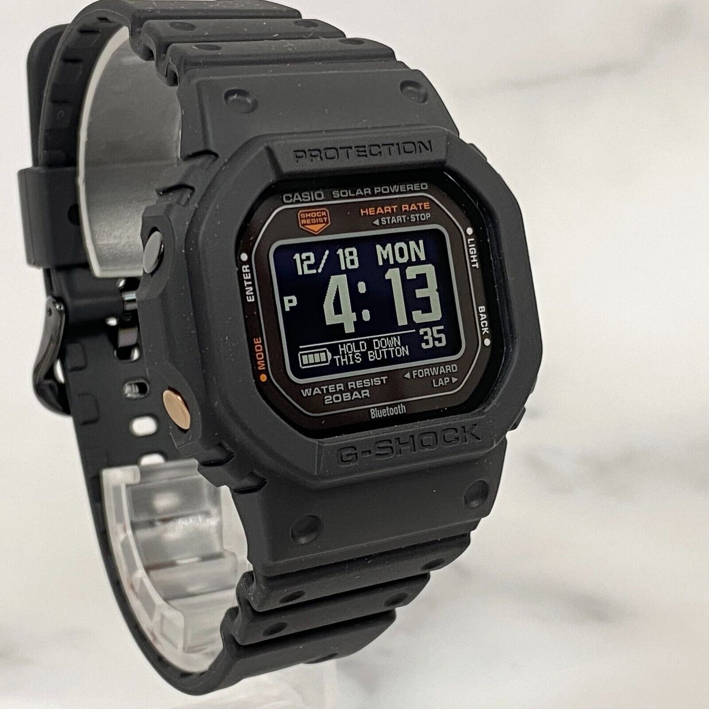 CASIO G-SHOCK DW-H5600-1JR G-SQUAD Bluetooth Digital Solar Mens Watch New Japan