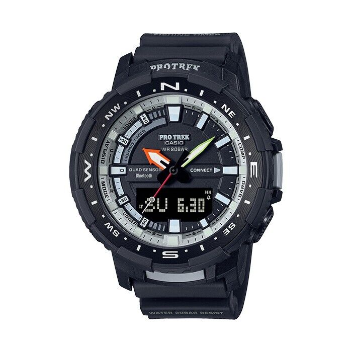 CASIO PRO TREK PRT-B70BE-1JR Mobile Link Bluetooth Quartz Black Mens Watch New