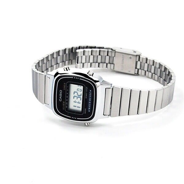 CASIO Standard LA-670WA-1JF Silver Digital Quartz Womens Watch New Japan