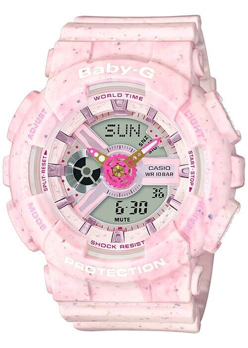 CASIO BABY-G BA-110PI-4AJF Pink Ice Cream Pastel Analog Digital Womens Watch New