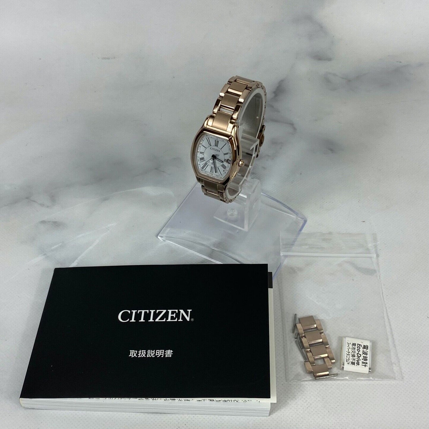 CITIZEN XC Solar H060-T023371 Radio Controlled Women Watch Vintage Excellent