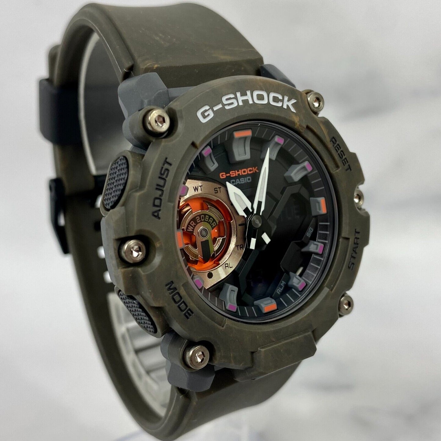 CASIO G-Shock GA-2200MFR-5AJF Black Brown Carbon Analog Digital Mens Watch New