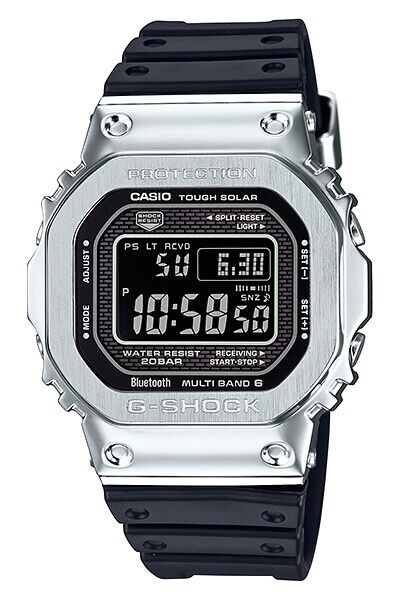 CASIO G-SHOCK GMW-B5000-1JF Metal Bezel Bluetooth Solar Mens Watch New Japan