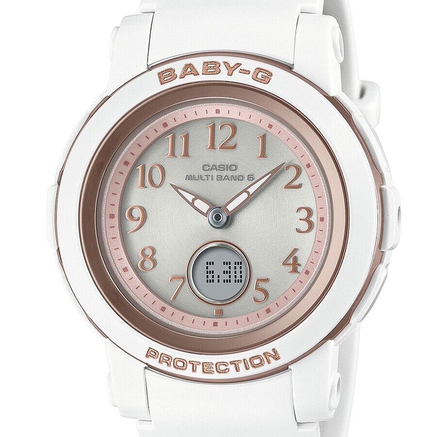 CASIO BABY-G BGA-2900AF-7AJF White Analog/Digital Solar Womens Watch New Japan