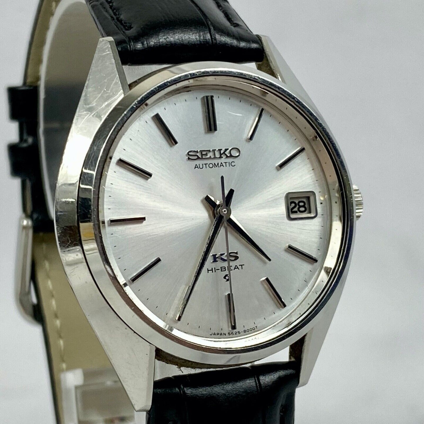 SEIKO King Seiko 5625/5626-8000 Hi-Beat Automatic Mens Watch Vintage Excellent