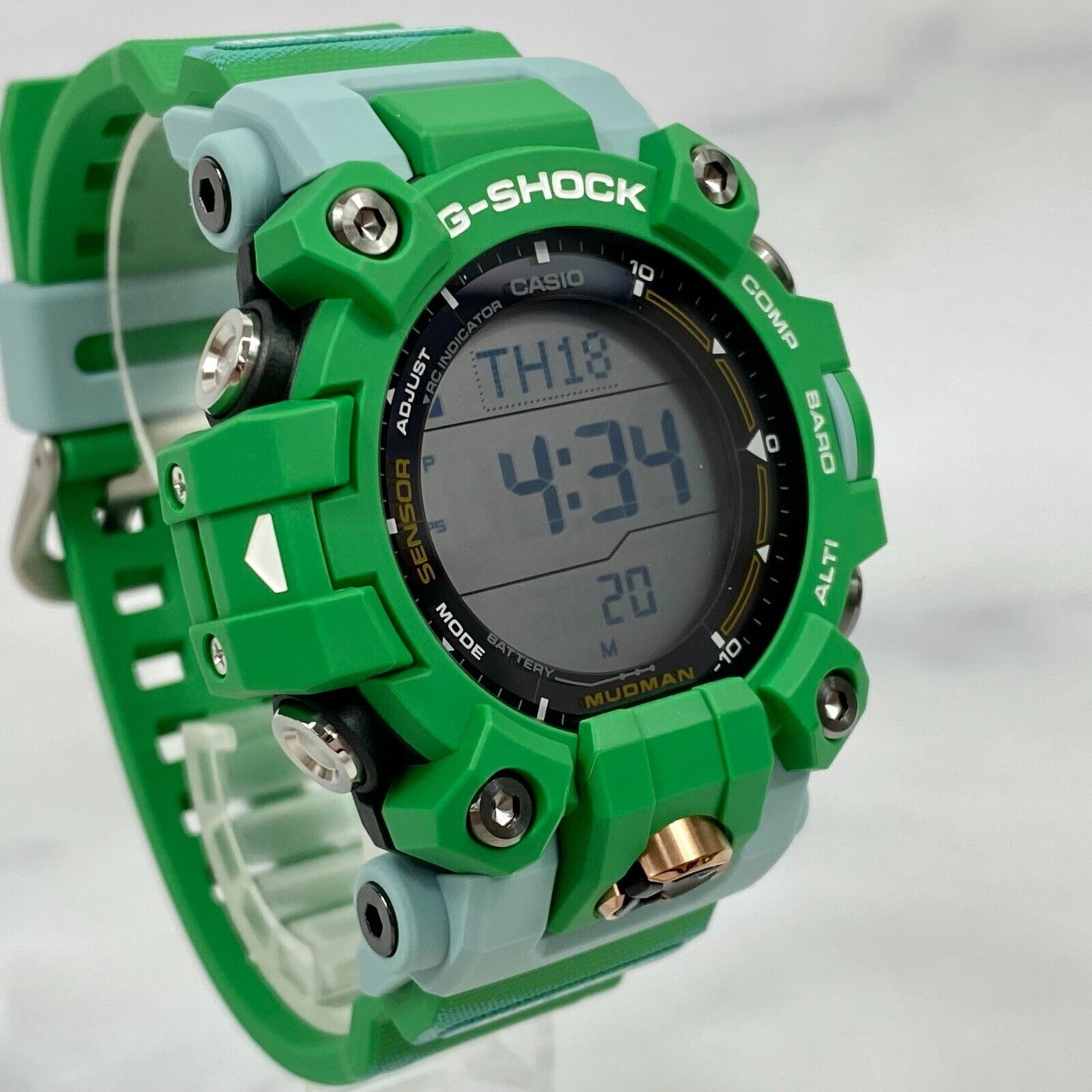 CASIO G-SHOCK Mudman GW-9500KJ-3JR EARTHWATCH Green Solar Mens Watch New Japan