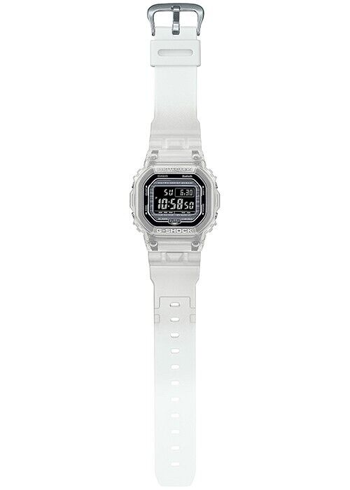 CASIO G-Shock DW-B5600G-7JF Clear Mobile Link Bluetooth Digital Mens Watch New