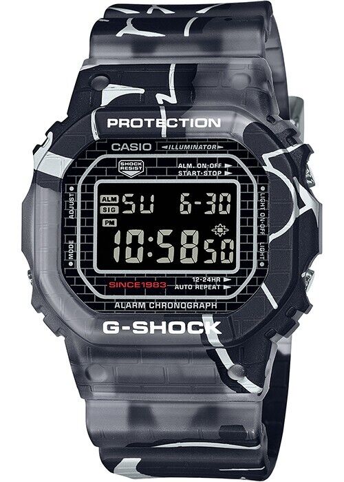 CASIO G-Shock DW-5000SS-1JR Tough Solar Domestic Skeleton ELlight Mens Watch New