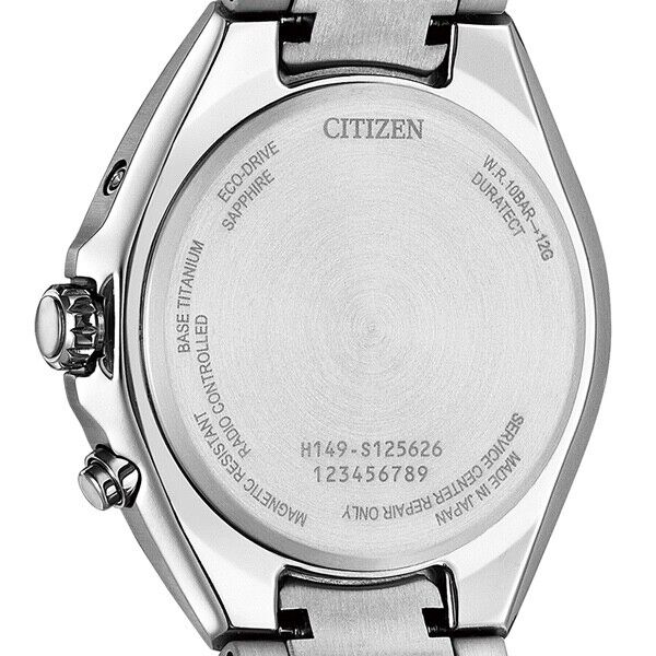 CITIZEN ATTESA CB1120-50G Analog Titanium Eco-Drive Solar Mens Watch New Japan