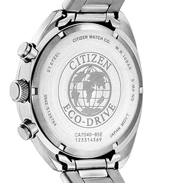 CITIZEN Record Label CA7040-85E Chronograph Eco-Drive Solar Mens Watch New Japan