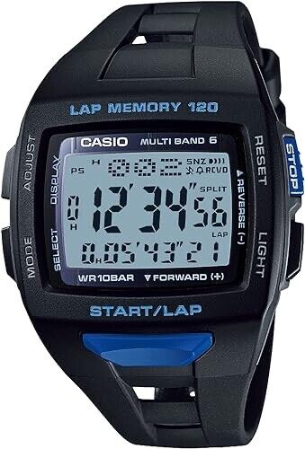 CASIO Collection Sports STW-1000-1BJH Solar Radio Quartz Mens Watch New Japan