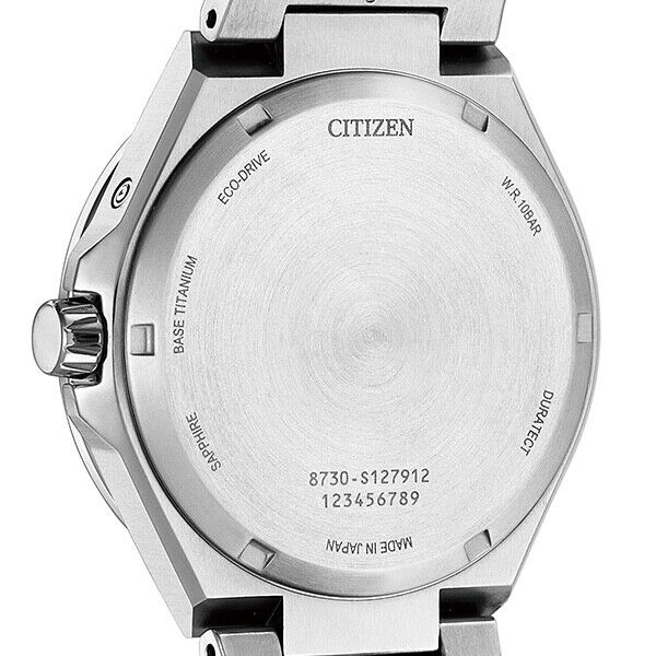 CITIZEN ATTESA BU0060-68E Titanium Eco-Drive Solar Mens Watch New Japan