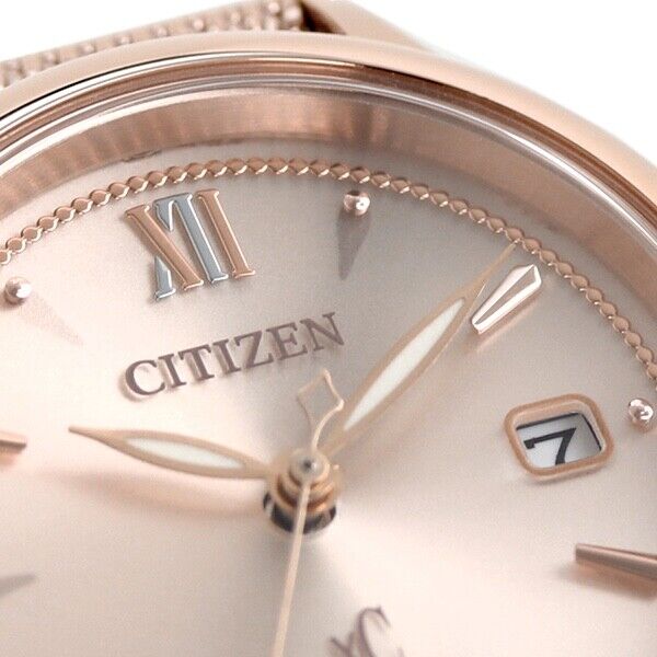 CITIZEN xC Mizu EW2635-54A PinkGold Date Eco-Drive Solar Womens Watch New Japan