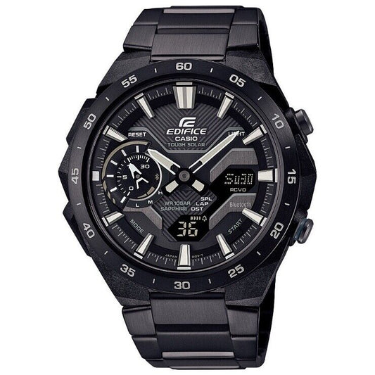 CASIO EDIFICE WINDFLOW ECB-2200YDC-1AJF Bluetooth Solar Mens Watch New Japan