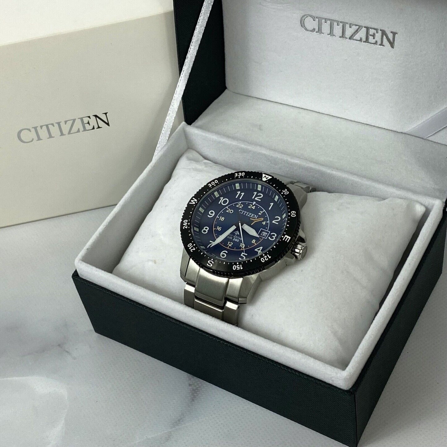 CITIZEN Promaster Land Eco-Drive BJ7094-5 Mens Watch With Box Vintage Excellent