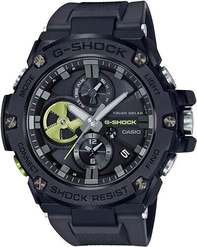 CASIO G-SHOCK G-STEEL GST-B100B-1A3JF Bluetooth Solar Mens Watch New Japan