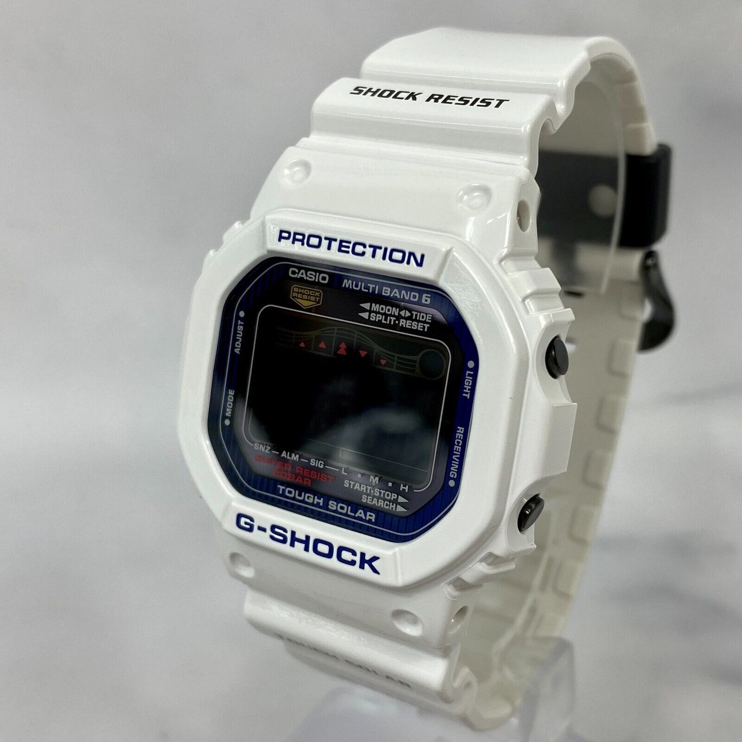 Casio G-Shock GWX-5600C-7JF G-LIDE White Tough Solar Radio Atomic Mens Watch New