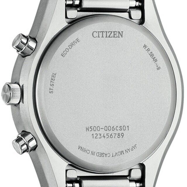 CITIZEN Record Label AT2540-57E Analog Eco-Drive Solar Mens Watch New Japan