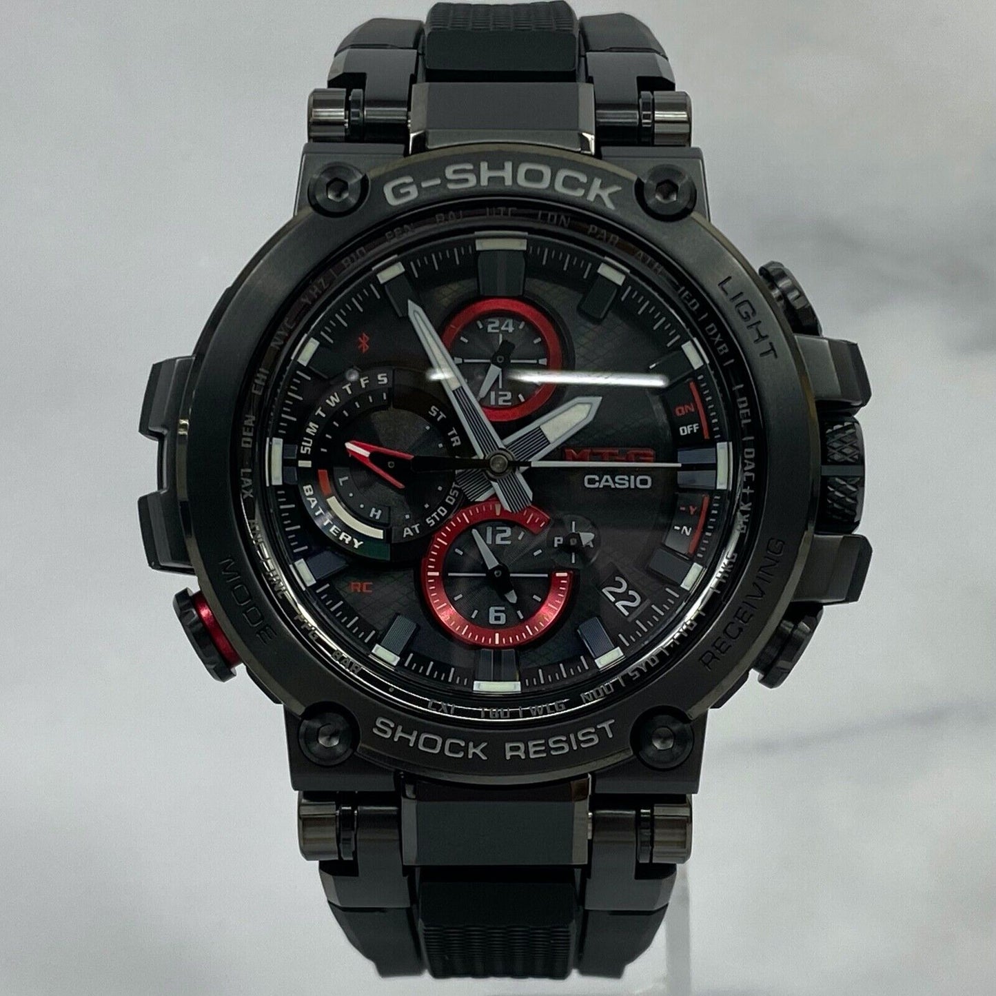 CASIO G-SHOCK MTG-B1000B-1AJF Bluetooth Tough Solar Japan Mens Watch New