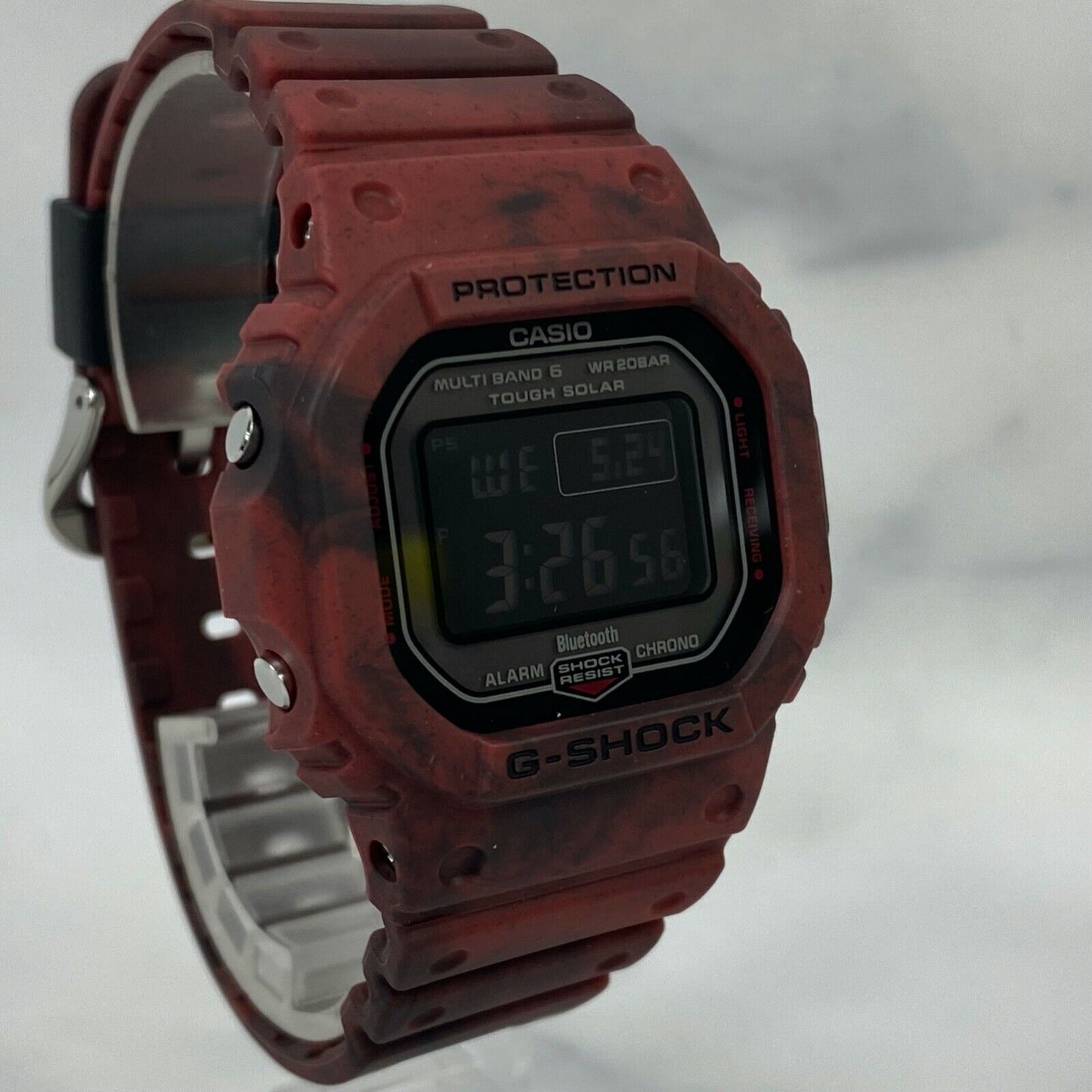 CASIO GW-B5600SL-4DR Sandland Bluetooth Solar Shock Resist Red Mens Watch New