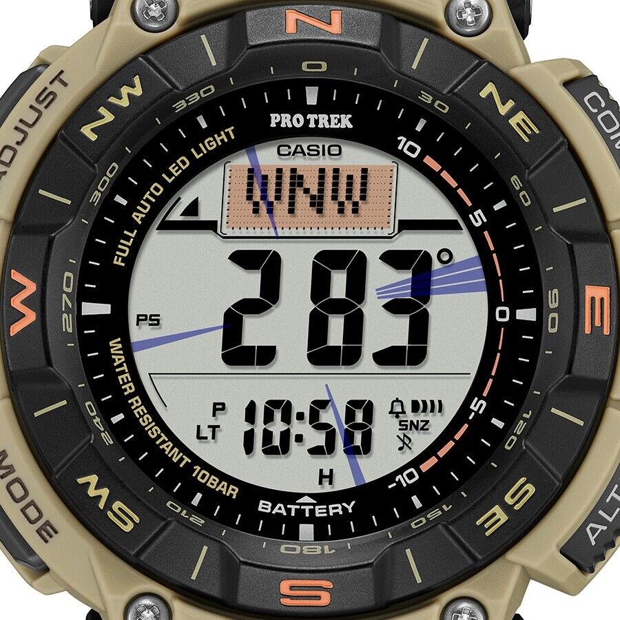 CASIO PRO TREK PRG-340SC-5JF Climber Line Digital  Solar Mens Watch New Japan