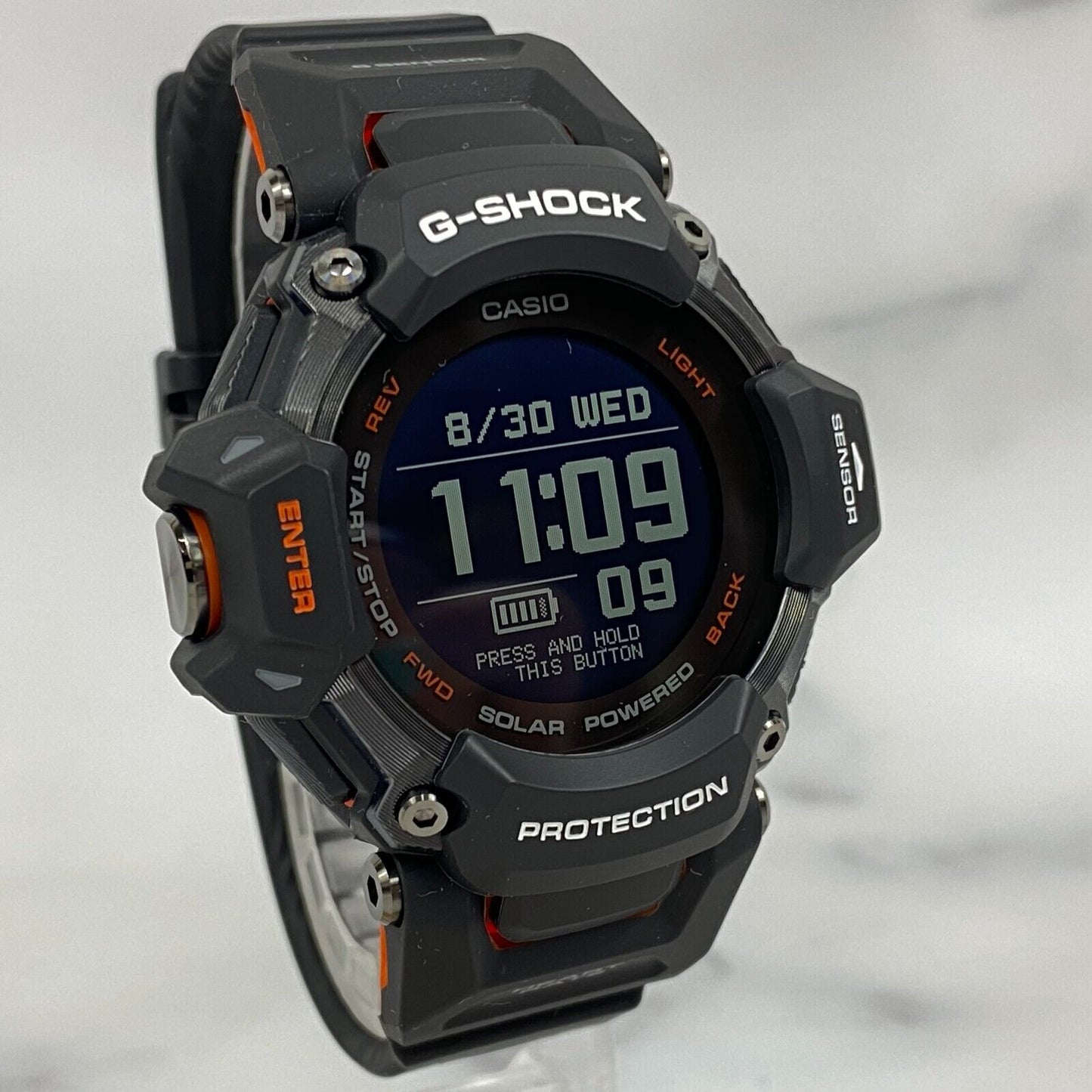 CASIO G-Shock GBD-H2000-1AJR G-SQUAD Sport GPS Bluetooth Digital Mens Watch New