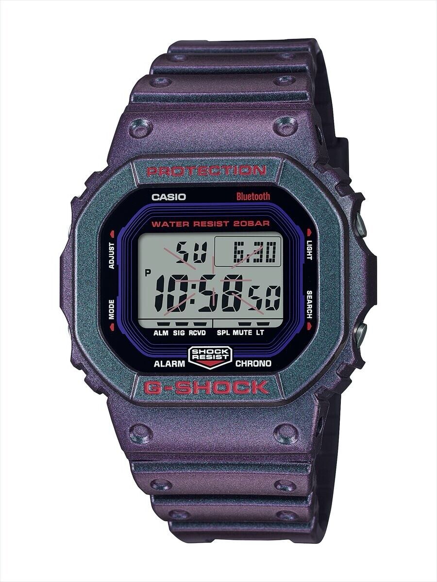 CASIO G-SHOCK DW-B5600AH-6JF Digital Bluetooth Quartz Mens Watch New Japan