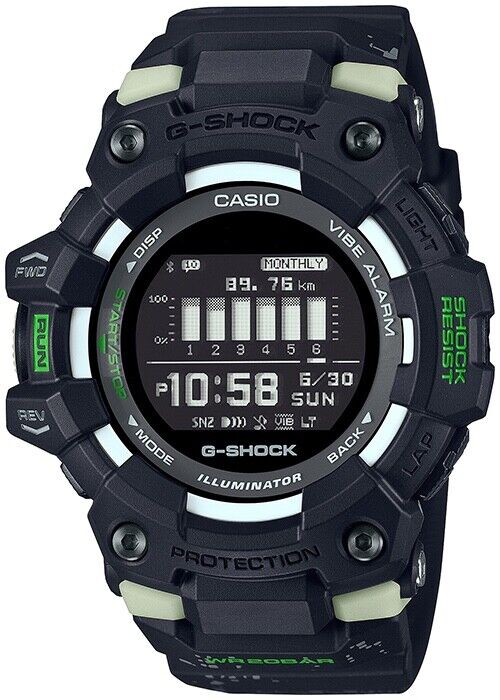 CASIO G-SHOCK G-SQUAD GBD-100LM-1JF Bluetooth Quartz Mens Watch New Japan